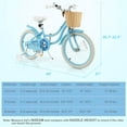 thumbnail image 3 of Costway 18" Kid's Bike with Training Wheels Adjustable Handlebar Seat Handbrake Blue, 3 of 10