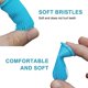 thumbnail image 4 of 2 cepillos de dientes de silicona para perros y gatos, juego de cepillos de dientes para mascotas, cepillo de dientes de silicona suave de 360 ​​° para limpieza de dientes, azul + rosa, 4 of 5