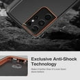 thumbnail image 4 of for Galaxy S21 Ultra 5G Case, Heavy Duty Protective Case with [3 Layers] Rugged Rubber Shockproof Protection Cover for Samsung Galaxy S21 Ultra(Black/Orange), 4 of 12