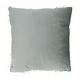 thumbnail image 2 of Fennco Styles Modern Shaggy Shimmer Decorative Throw Pillow 18" W x 18" L - Platinum Soft Textured Cushion for Home, Couch, Living Room, Bedroom, Office Décor and Everyday Use, 2 of 3