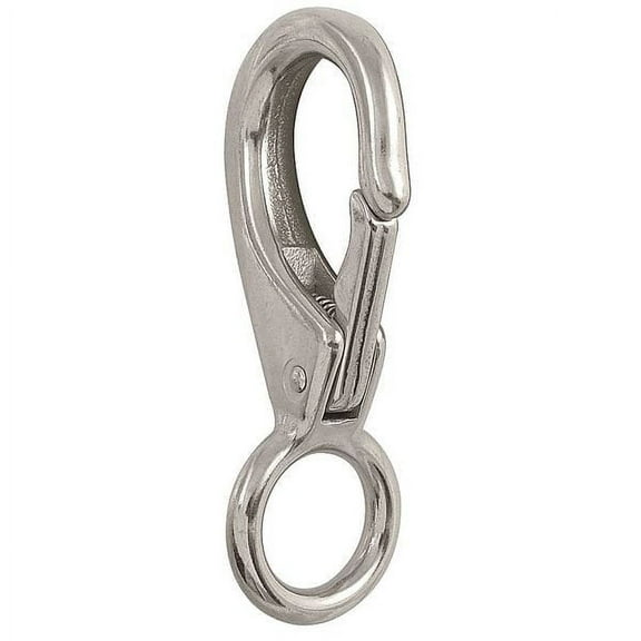Lucky Line Spring Snap, SS, 23/32 in Eye Dia 4FCT5