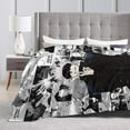 thumbnail image 4 of Jujutsu Kaisen anime blanket throw blankets soft plush flannel fleece blanket 3D prin bedding for sofa bed home decorations 50 "X40", 4 of 6