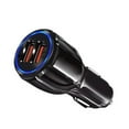thumbnail image 2 of PENGXIANG Car Charging Adapter Dual USB Ports Lighter Socket Adaptor Car Phone Tablet USB Charger  Black, 2 of 10