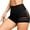 1,Black, variant on ANYFIT WEAR Tummy Control Shapewear Underwear for Women Seamless Shaping Mid Waisted Panties Slimming Stripe Lace Panty