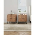 thumbnail image 2 of DUMBO 2.0 Engineered Wood Nightstand in Golden Brown - Set of 2, 2 of 11