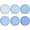Blue-96, variant on 96 Blue Scalloped Party Paper Plates 9 Inch Cute Disposable Dessert Bridal Shower Dinner Birthday Cake For Girl Wedding Supplies
