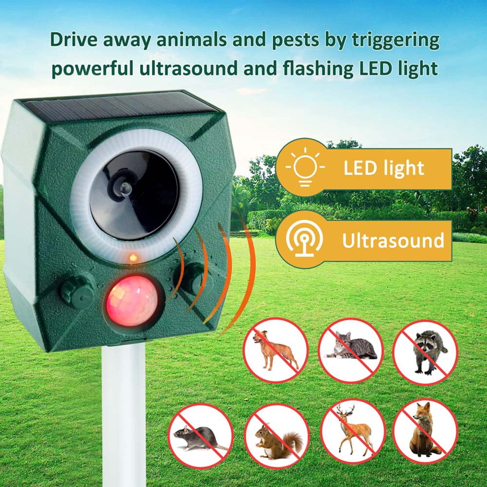 Ultrasonic Animal Repeller Motion Sensor Cat Repeller