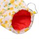 thumbnail image 3 of Guinea Pig Rat Corner Tunnel, Polyester, Easy to Attach, Soft and Cute, for Small Pet, Yellow Pineapple, 3 of 4