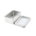 thumbnail image 1 of Caja de hierro para embalaje con ventana rectangular, accesorios y piezas, caja de hierro para embalaje general, caja de hojalata, 1 of 2