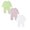 Purple & Green & White, variant on JFOPQVSM 3PCS Baby Long Sleeve Romper Breathable Infant Jumpsuit Soft and Lightweight Sleep Play Outfit for 3-18 Months