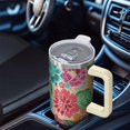 thumbnail image 6 of OBREWU Pioneer Flower Tumbler with Handle and Lid,40oz Pioneer Flower Double Wall Vacuum Insulated Tumbler,Pioneer Flower Cups Gift for Women and Men, 6 of 7