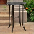 thumbnail image 1 of Bowery Hill Table de Pub Rond pour Patio en Noir Antique, 1 of 1