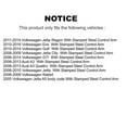 thumbnail image 2 of TOR Front Left (Driver Side) Lower Suspension Control Arm TOR-CK620141 for Car Volkswagen Jetta Golf Rabbit GTI Audi A3 City Eos Quattro, 2 of 2