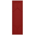 thumbnail image 5 of Ekena Millwork 12"W x 32"H True Fit PVC Shaker Fixed Mount Shutters, Fire Red (Per Pair - Hardware Not Included), 5 of 9