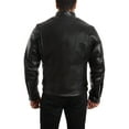thumbnail image 2 of Reed Men's Leather Motorcycle Jacket 3XL Black, 2 of 8