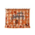 thumbnail image 2 of Darzheoy Thanksgiving Oven Door Skirt, Pumpkin Maple Leaf Turkey Ribbon Ties, Fall Decor Thanksgiving Indoor, Stove Decorative Curtain No-Drill for Home Kitchen, 2 of 6