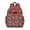 Red, variant on Marine Lobster and Seafood Students Backpack with Nautical Starfish, Coastal Ocean Life, Red and Blue Crustacean, Vintage Tropical Beach Cute Funny Design