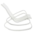thumbnail image 3 of Modway Traveler Mesh Fabric & Aluminum Patio Rocker in White, 3 of 6