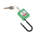 thumbnail image 2 of Langgg PL38-KD 38 mm Cadenas de Sécurité Incurvé en PVC Vert, 2 of 8