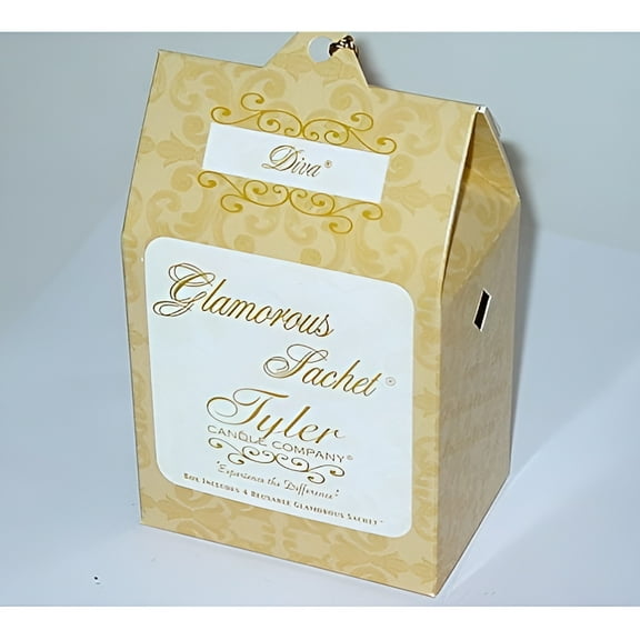 Tyler Candle Glamorous Sachet Set of 4 Boxes - Diva