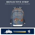 thumbnail image 5 of FORMRS School Backpack 17" Student Travel Bag with Laptop Compartment, Blue Goldfish, 5 of 7