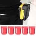 thumbnail image 4 of Battery Fixing Bracket, Sturdy Battery Storage Rack Slot Fixing Prevent Fall Out Securely Locked  For 18-60V Batteries Red, 4 of 8