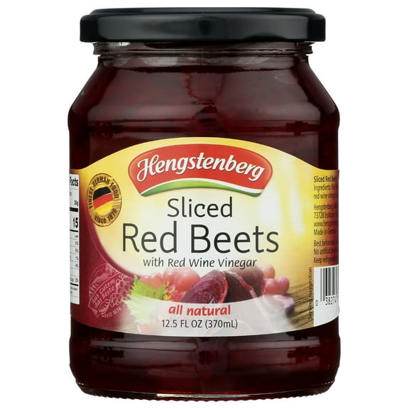 Pack of 6, Hengstenberg Sliced Red Beets, 12.5 oz