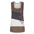 thumbnail image 4 of Puntoco Camisetas sin mangas para mujer Camiseta sin mangas estampada para mujer Top suelto, 4 of 5