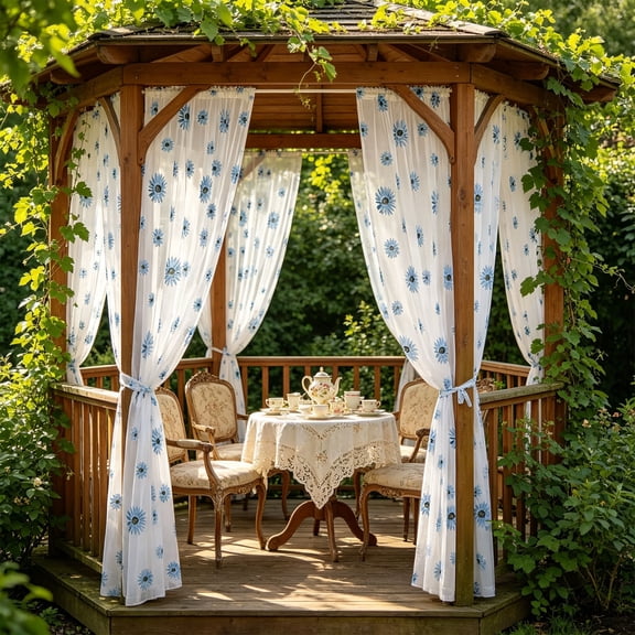 LEFXSMR Sheer Curtains, Soft Semitransparent Living Room Curtains, Breathable Voile Curtains for Living Room & Bedroom, 39.37x78.74" Blue