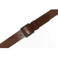 thumbnail image 4 of Men’s Casual Genuine Leather Jeans Belts 1 1/2" Wide Work Dress Belt for Men, 4 of 5