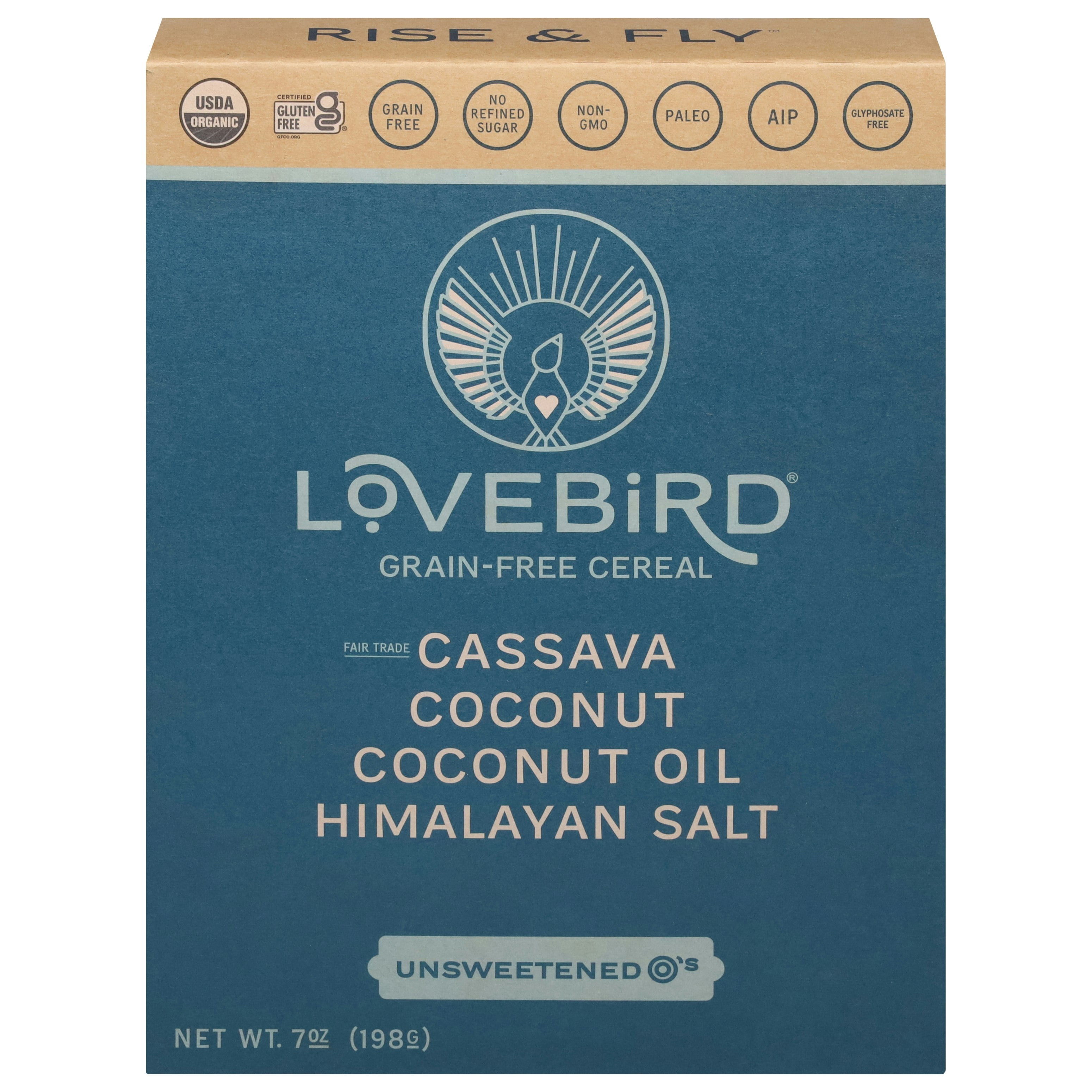 Lovebird Grain Free Unsweetened Cereal 7 oz (Pack of 6)