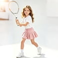 thumbnail image 2 of LIIPEE Solid Color Skirt For Girls Casual Elastic Waist Cute A Line Skirts Kids Comfortable Breathable Everyday School Wear,15-16 Years, 2 of 7