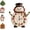 CC4, variant on Interactive Christmas Holiday Activity Clock,Built-in Clock with 12 Rearrangeable Magnetic Icons,Cute Seasonal Home Decor,Fun Learning Clock Gift for Christmas Party and Family Gathering(CC4)