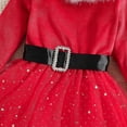 thumbnail image 3 of Vestido navideño de manga larga para niña + diadema, 2 piezas, 3 of 4