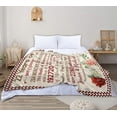 thumbnail image 3 of 50th Wedding Anniversary Personalized Blankets Gifts for Couples Husband Wife Dad Mom Grandma Grandpa Throw Blanket 50 Years of Marriage Anniversary Celebration Gift Ideas Cozy Fleece Sherpa Blanket, 3 of 5