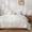 White, variant on Move Over White Bedding Comforter Set 3 Pieces Soft Microfiber Pom Pom Pattern Boho Comforter Set Queen Size