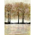 thumbnail image 2 of Charest, Doris 19x24 White Modern Wood Framed Museum Art Print Titled - Serene Forest, 2 of 4