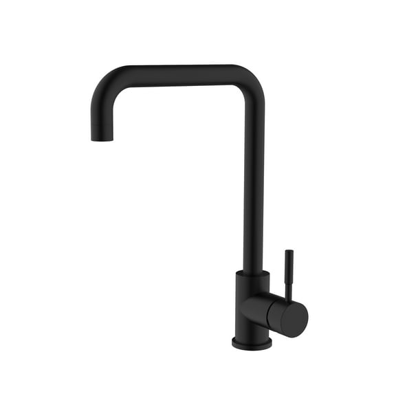 Slim Angular Kitchen Faucet in MATTE BLACK