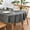Grey, variant on Oval Tablecloth 60 x 84 Inch Washable Fabric Table Cloth Solid White Table Cover for Dining Wedding Party Banquet Tabletop Decoration