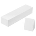 thumbnail image 1 of Unique Bargains Earring Display Cards Paper Earring Holder Blank Tags Rectangle Cardboard Style 12, White 100 Pack, 1 of 7
