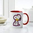 thumbnail image 4 of CafePress - Peanuts Flair Snoopy And Woodstock Mugs - 11 oz Ceramic Mug - Novelty Coffee Tea Cup, 4 of 4