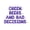 Purple, variant on Letter Balloons - GREEN BEERS AND BAD DECISIONS 16" Inch Alphabet Letters Foil Mylar Balloon St. Patrick's Day Party Banner (White)