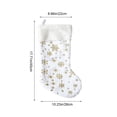 thumbnail image 3 of Christmas White Snowflake Stockings, 18"Large Super Soft Knitted Xmas Stocking for Kids, Christmas Decoration Holiday and Family Stocking for Fireplace Christmas Holiday Party Decoration, 3 of 6