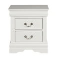 thumbnail image 5 of Aukfa 2-Drawer Nightstand, Mid-Century Modern Wood Bedside Table for Bedroom/Living Room/Guest Room,White, 5 of 8