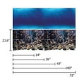 thumbnail image 2 of Vepotek Aquarium Background Deep Seabed/Coral Rock Double sides (Deep Seabed/Coral Rock, 60WX24H), 2 of 4