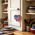 thumbnail image 3 of Fareti 4th of July Heart Ornaments Colorful Window Hanging Decorations Home Wall Decor for Bedroom Patio Indoor Outdoor, 3 of 6