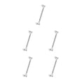 thumbnail image 1 of Youkk Stainless Steel Closed Body Turnbuckle Jaw Wire Rope Fork Screw Rigging Silver M5 5Set, 1 of 6