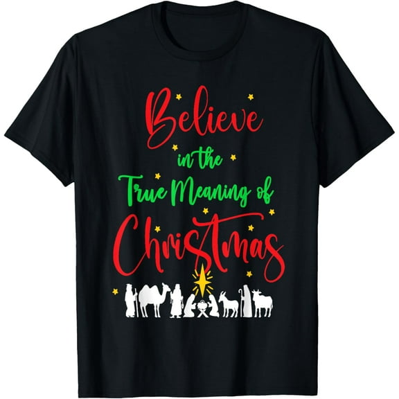 Christian Jesus Nativity Christmas Blessings T-Shirt