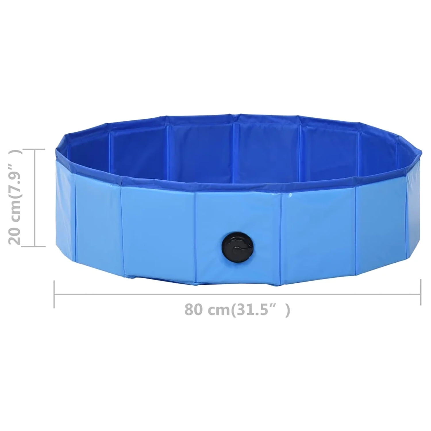 Pefilos 31.5"x7.9" Foldable Dog Swimming Pool for Large, Medium, Small Dogs, PVC Pet Pool for Outdoor Dog Bath Pool, Blue Pefilos 31.5"x7.9" Foldable Dog Swimming Pool for Large, Medium, Small Dogs, PVC Pet Pool for Outdoor Dog Bath Pool, Blue