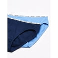 thumbnail image 2 of Calvin Klein Women's Signature Cotton Bikini - 5 Pack, Navy/Peri/Salmon/White/Black, XLarge, 2 of 5